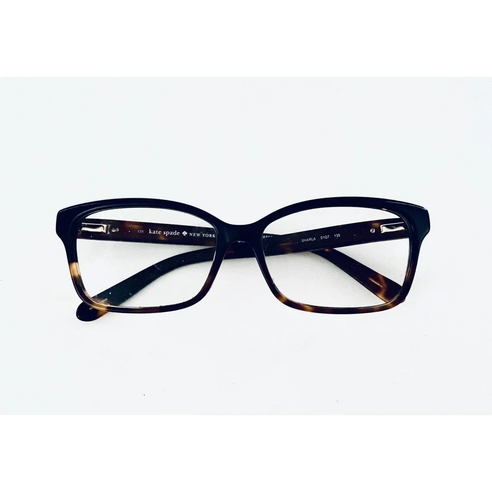 Kate Spade NY Brown Tortoise & Gold Temple Glasses Sharla 01Q7 53 14 135